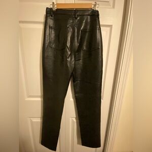 Wilfred Black Leather Pants